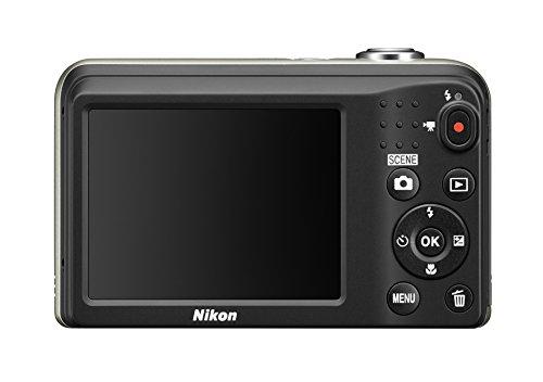 Nikon COOLPIX A10 16MP Digital Camera with 5x Optical Zoom - Silver | Compact Point & Shoot for Travel, Family Photos & Everyday Use