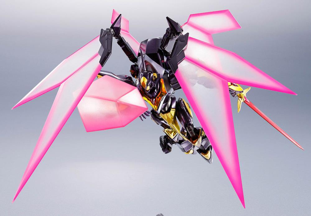 Bandai Metal Robot Spirits Code Geass Lancelot Albion Zero Action Figure - High-Quality Collectible Anime Model for Fans & Display - Perfect for Home Decor, Anime Collections, and Gift Giving
