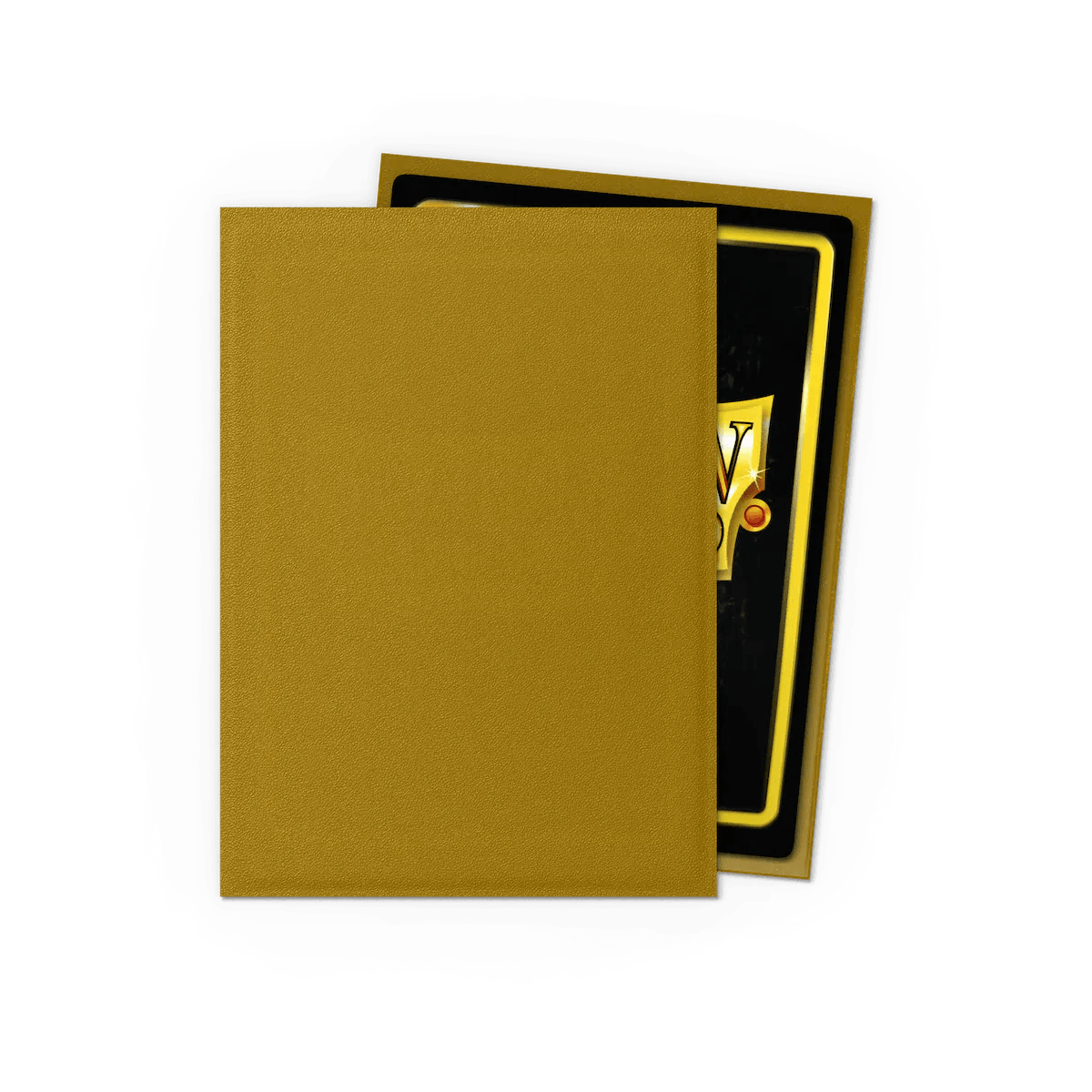 Dragon Shield Matte Card Sleeves - Standard Size (100 Pack) - Gold | Premium Protection for MTG, Pokémon, and Yugioh Trading Cards