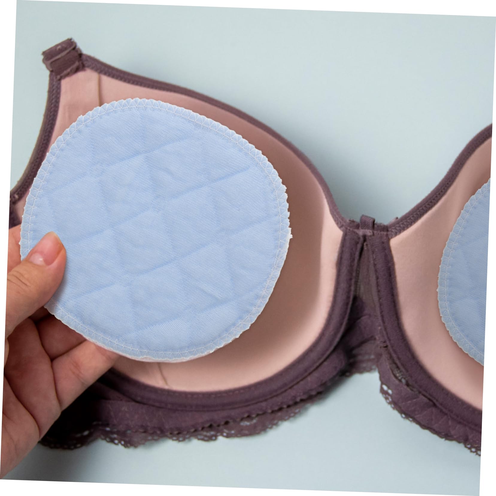 FOMIYES 30pcs Washable Nursing Pads for Breastfeeding - Ultra Soft Cotton Reusable Breast Pads for Leakproof Protection, Comfortable Nipple Covers for Moms & Baby Care (Perfect for Daily Use, Work & Travel)
