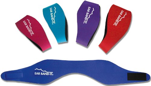 Ear Band-It Swimming Headband - Doctor Designed & Recommended Waterproof Headband for Swimmers - Secure Earplugs Holder - Ideal for Swimming, Surfing & Water Sports