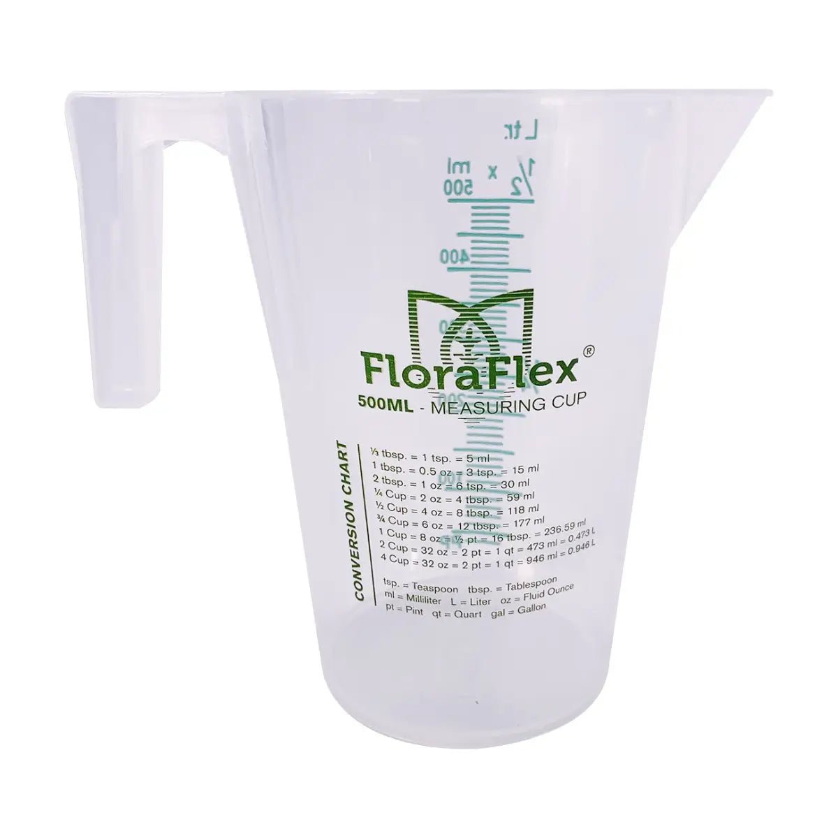 FloraFlex Measuring Cup - 8oz & 16oz Sizes - Precise Liquid Measurement for Hydroponics & Gardening - Perfect for Nutrient Mixing, pH Testing & Indoor Plant Care