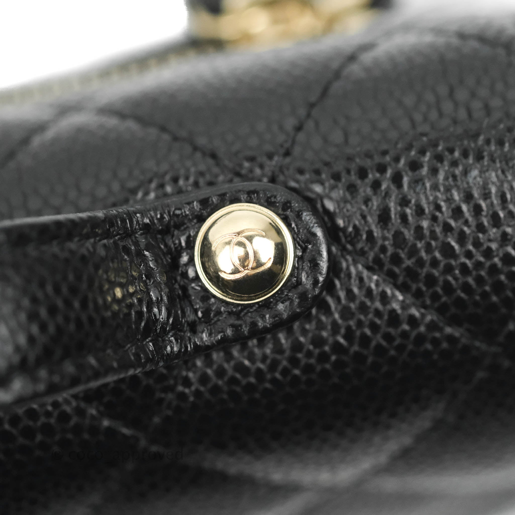 Chanel Business Affinity Clutch with Chain - Black Caviar Leather & Gold Hardware - Perfect for Work, Evening Events & Luxury Gift Giving