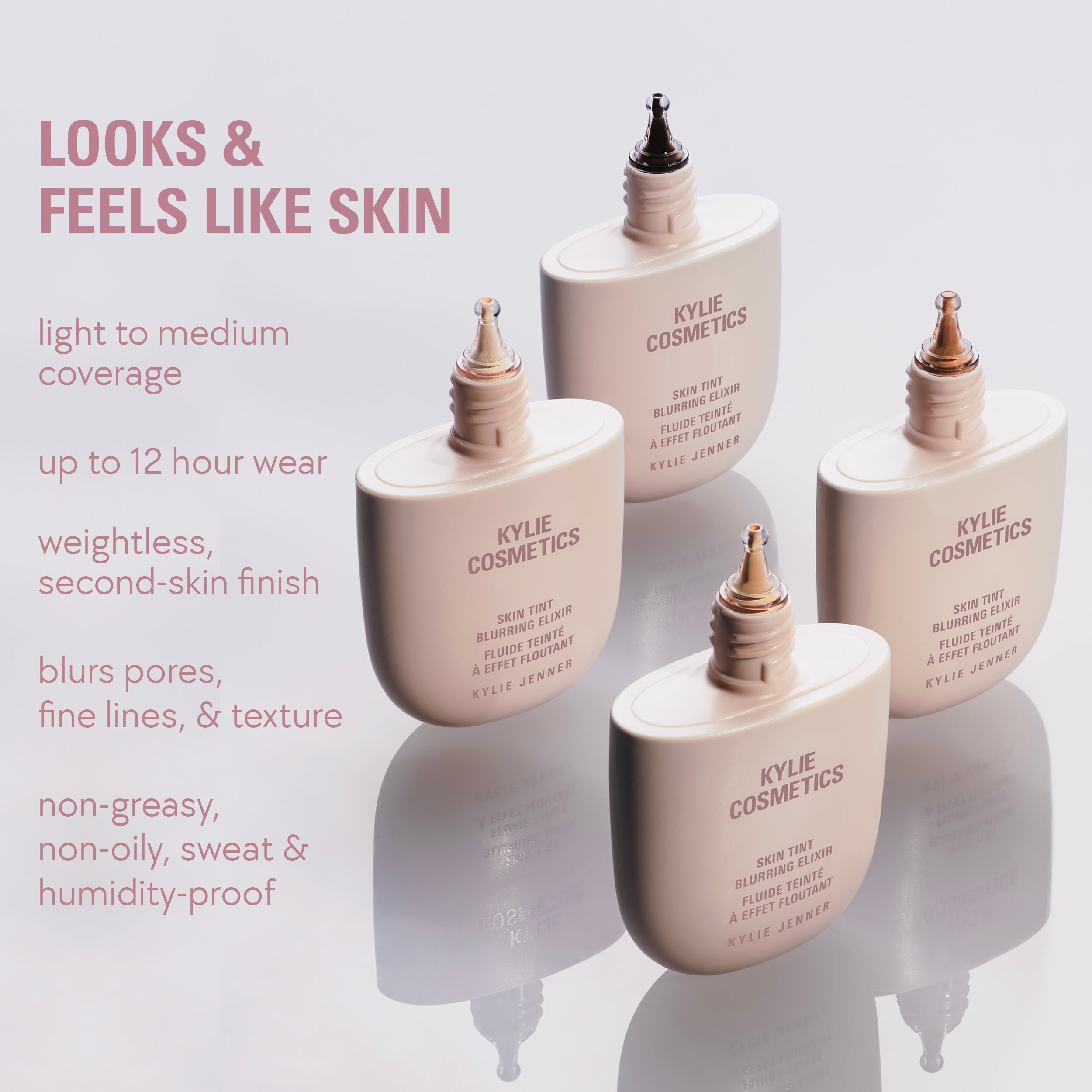 Natural Blur Powder Foundation & Skin Tint Blurring Elixir Duo - Lightweight Matte Finish for Flawless Complexion | Perfect for Everyday Wear & Special Occasions