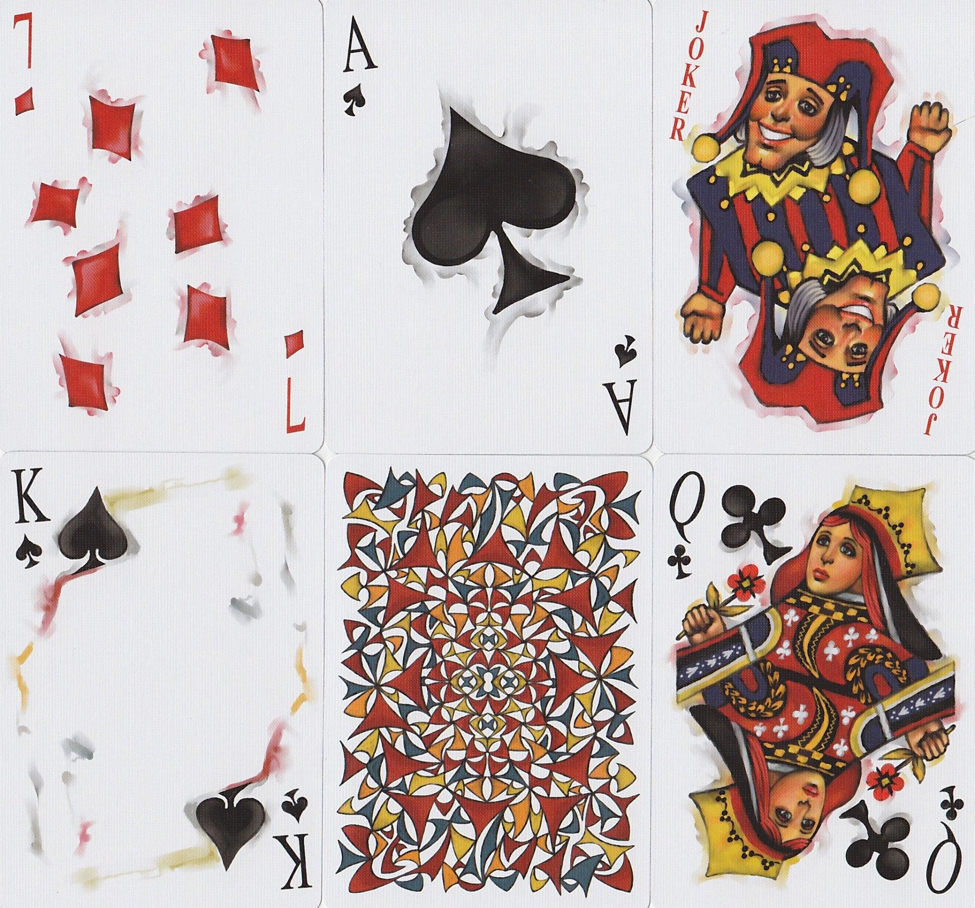 Bicycle® Disruption - Premium Playing Cards for Magic Tricks & Cardistry | Perfect for Card Games, Poker Nights & Professional Performances