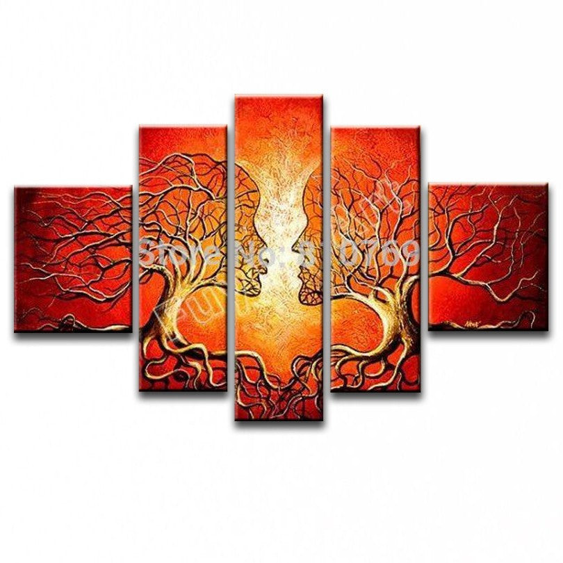 100% Hand Painted Oil Painting - High Quality Professional Artwork for Home Decoration - Ready to Hang with Matching Frame DM 0741 - Perfect for Living Room, Bedroom & Office Wall Decor
