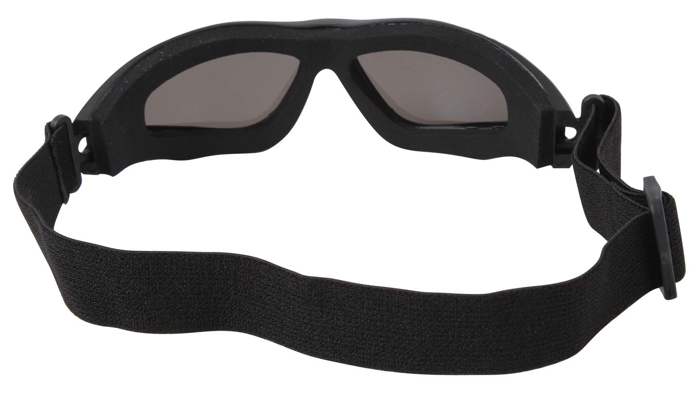 Rothco Black VenTec Tactical Goggles - Military Grade Protective Eyewear for Shooting, Airsoft & Outdoor Activities - Windproof & Anti-Fog Safety Glasses for Hunting, Cycling & Construction Work