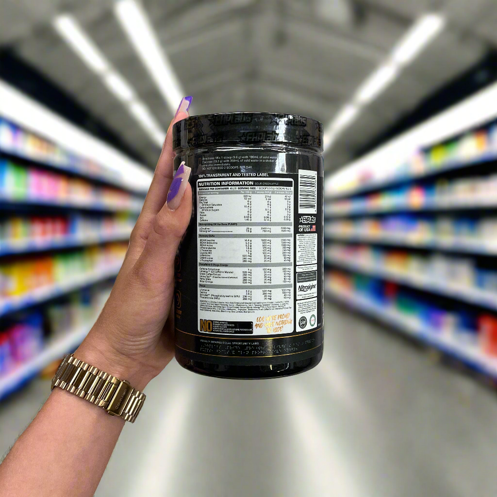 EHP Labs Pride Pre-Workout Powder - 40 Servings for Energy, Focus & Performance | Best for Gym, Bodybuilding & Fitness Training