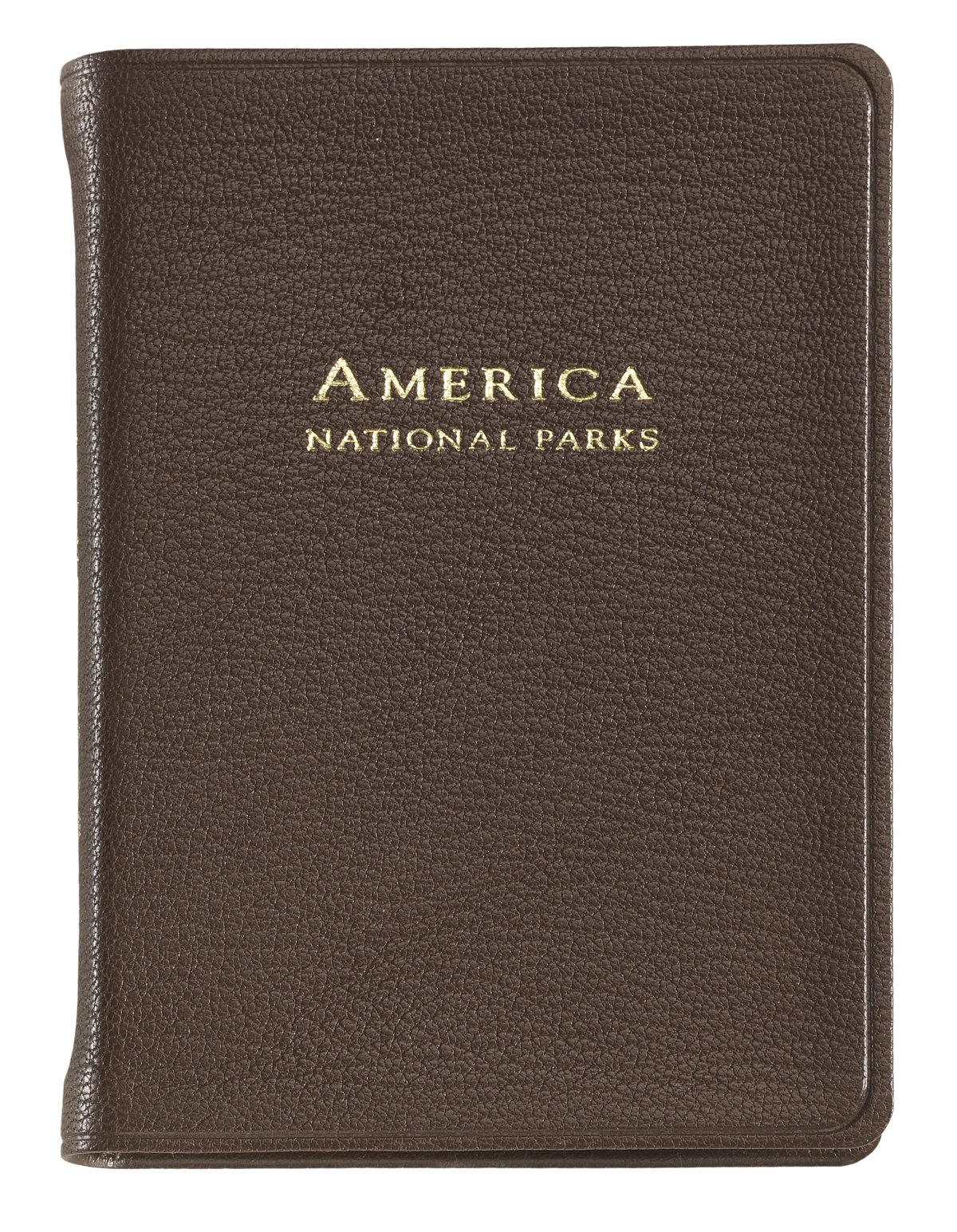 Premium Goatskin Leather America Atlas Notebook - Mocha Brown, Handcrafted Journal for Writing, Travel & Gift Giving | Luxury Leather Bound Diary for Men & Women