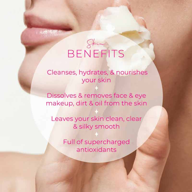 Ella & Jo Melt The Day Away Cleansing Balm - Gentle Makeup Remover & Deep Cleanser for All Skin Types | Perfect for Daily Skincare & Travel