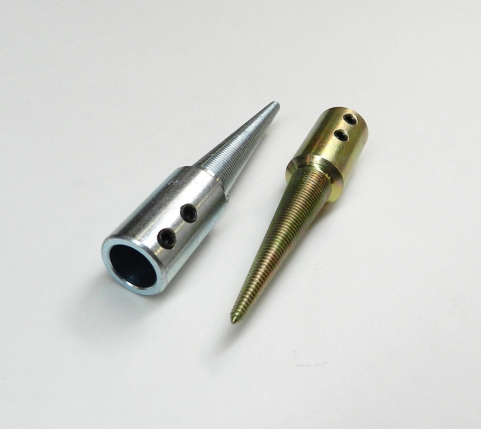 2-Pack Tapered Spindles Set for Grinder & Polishing Motor - Left & Right Hand 5/8