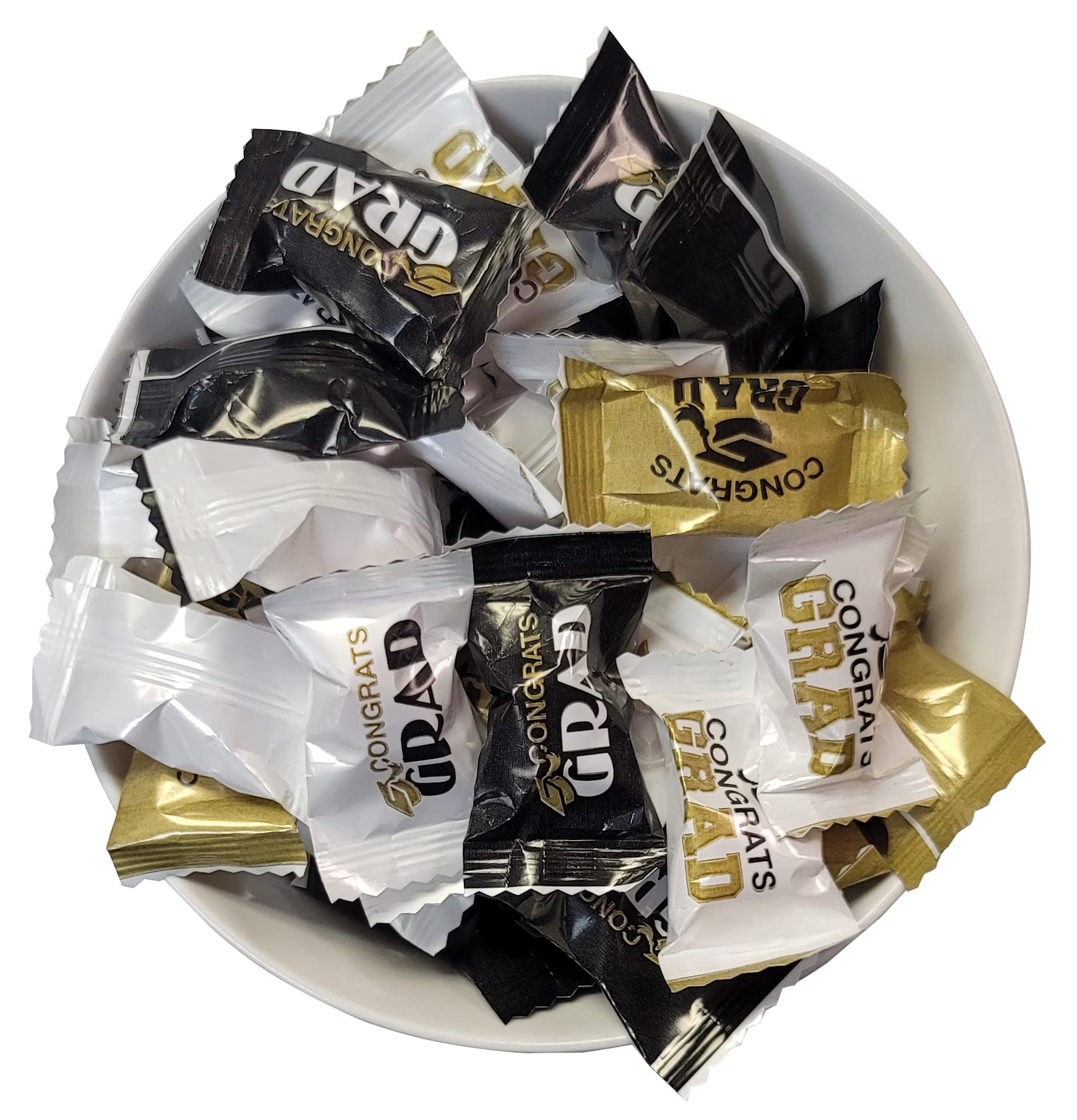 Peppermint Candy for Graduation - 100 Individually Wrapped Mints - Congratulations Graduation Treats - Perfect for Graduation Parties, Gift Bags & School Events