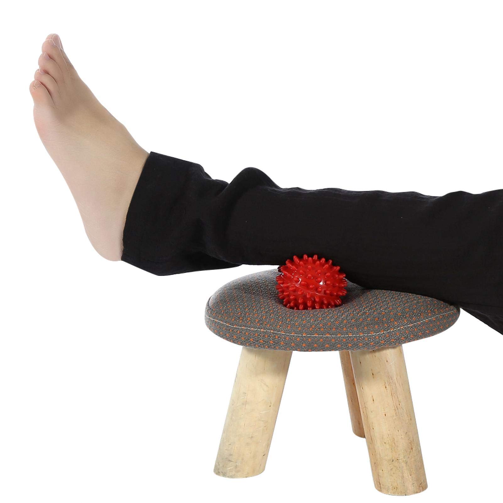 Agatige Double Peanut Massage Lacrosse Ball - Spiky Therapy Ball for Deep Tissue Massage, Muscle Pain Relief, Yoga & Recovery - Perfect for Leg, Back, Shoulder Tension Release - Ideal for Athletes, Office Workers & Post-Workout Recovery