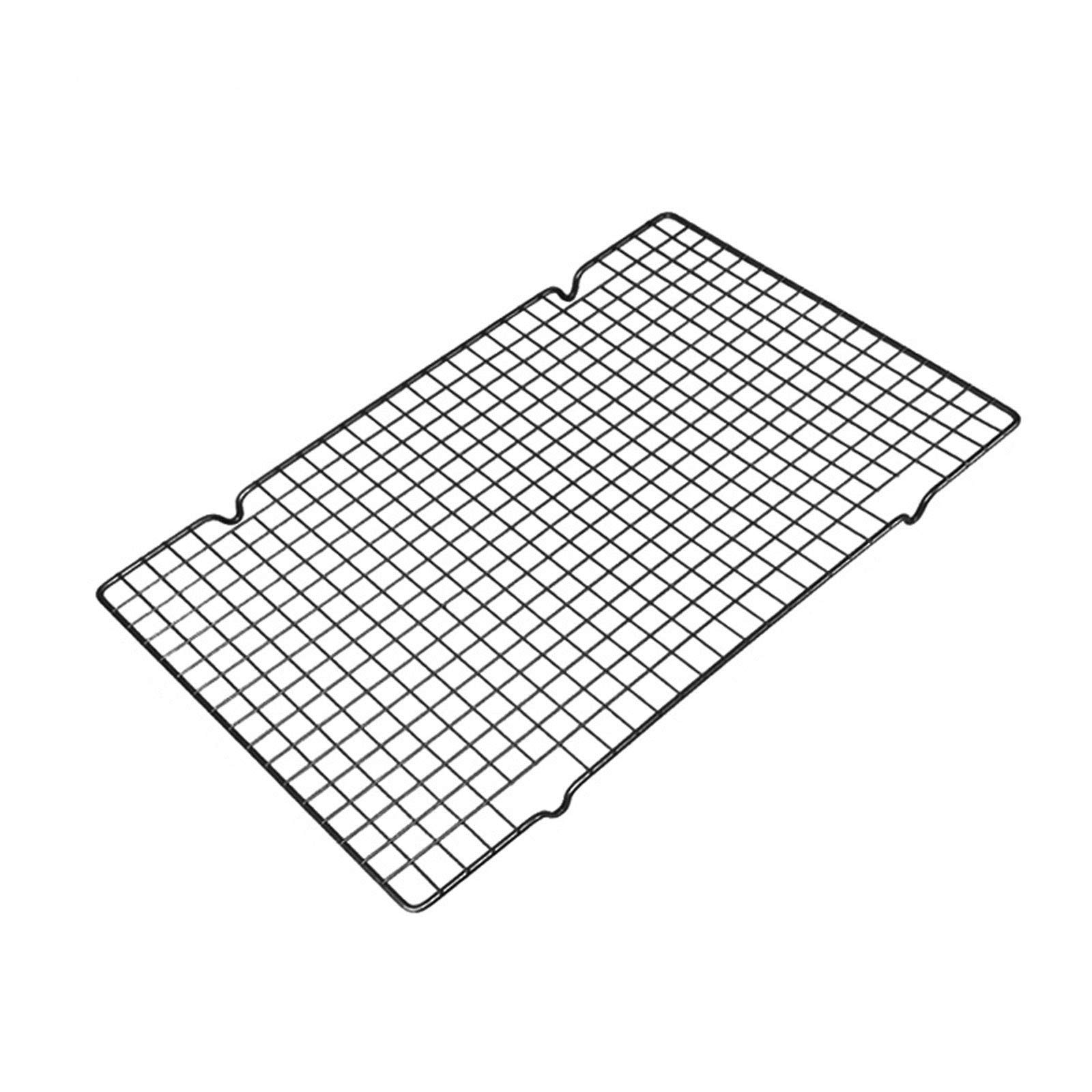 Stainless Steel BBQ Wire Cake Cooling Rack - Heavy Duty Oven Safe Baking Rack for Cakes, Cookies & Pastries - Perfect for Kitchen, Dining & Baking - 1PC Kitchen Tool with Heat Resistant Rubber Gloves - Ideal for Home Bakers & Professional Chefs
