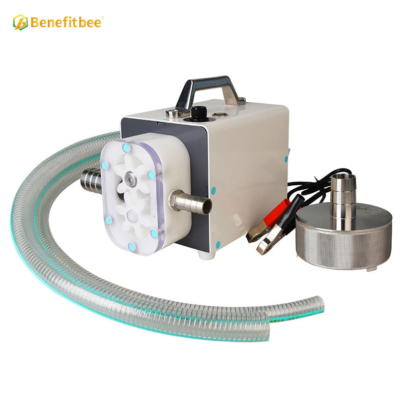 Premium Honey Pump & Filter Kit - Food Grade Stainless Steel for Easy Honey Extraction & Straining - Perfect for Beekeepers, Home Brewing & DIY Enthusiasts