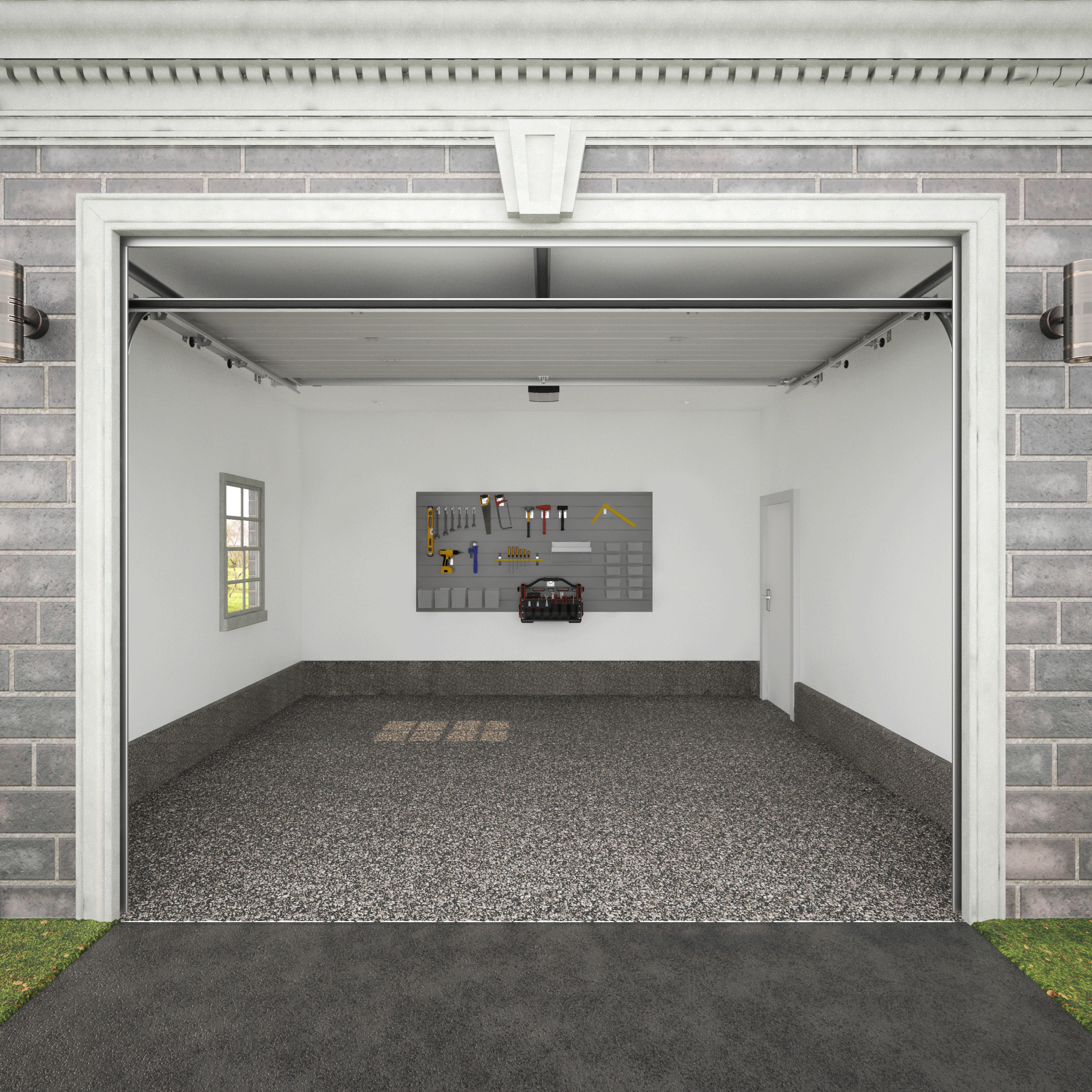 PVC Slatwall Handyman Bundle - Durable Wall Panel System for Retail Displays & Garage Organization - Perfect for Store Shelving, Tool Storage & Home Decor