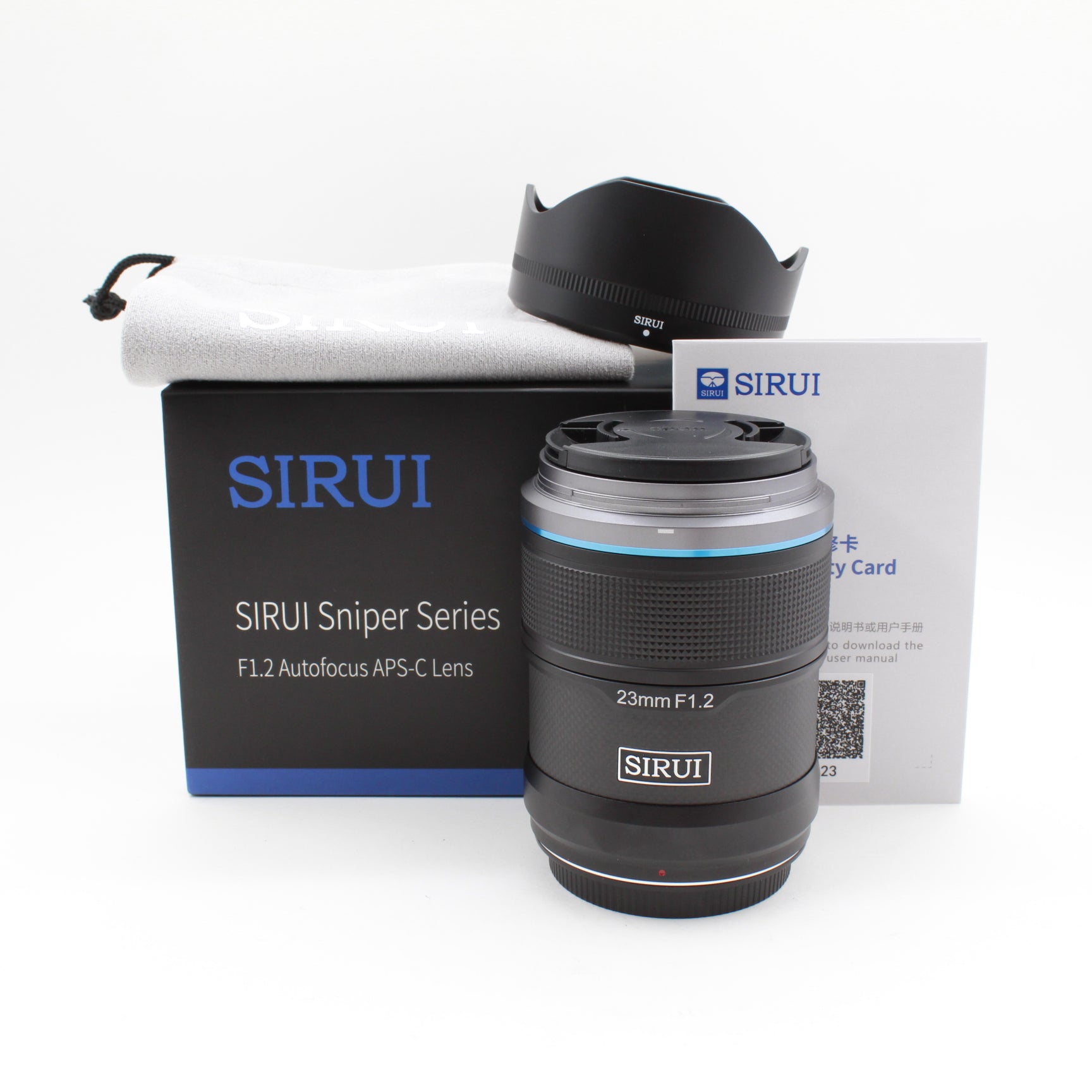 Sirui Sniper 23mm f/1.2 Autofocus Lens for Nikon Z Mount (Black) - Premium Fast Prime Lens for Street & Portrait Photography