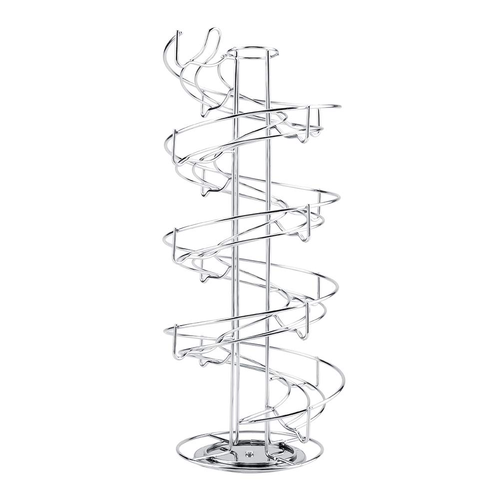 OhhGo Rotating Coffee Storage Rack Stand - 360° Spinning Organizer for Coffee Pods, K-Cups & Capsules - Perfect for Kitchen Countertop, Office or Coffee Bar Organization