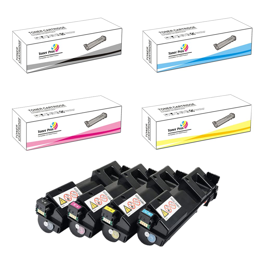 High-Yield Compatible Toner Cartridge 4-Pack (Black 7,000 & Colors 5,000 Pages) for Ricoh SP C360 C361 C360DNw C360SFNw Printers - Replacement for 408176, 408177, 408178, 408179 - Ideal for Office & Home Printing Needs