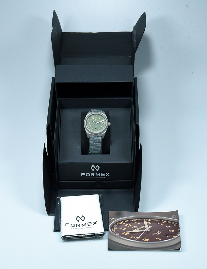 Formex Field Automatic Watch - Sage Green Dial - Pre-Owned Luxury Swiss Timepiece for Men | Perfect for Outdoor Adventures, Business Meetings & Casual Wear