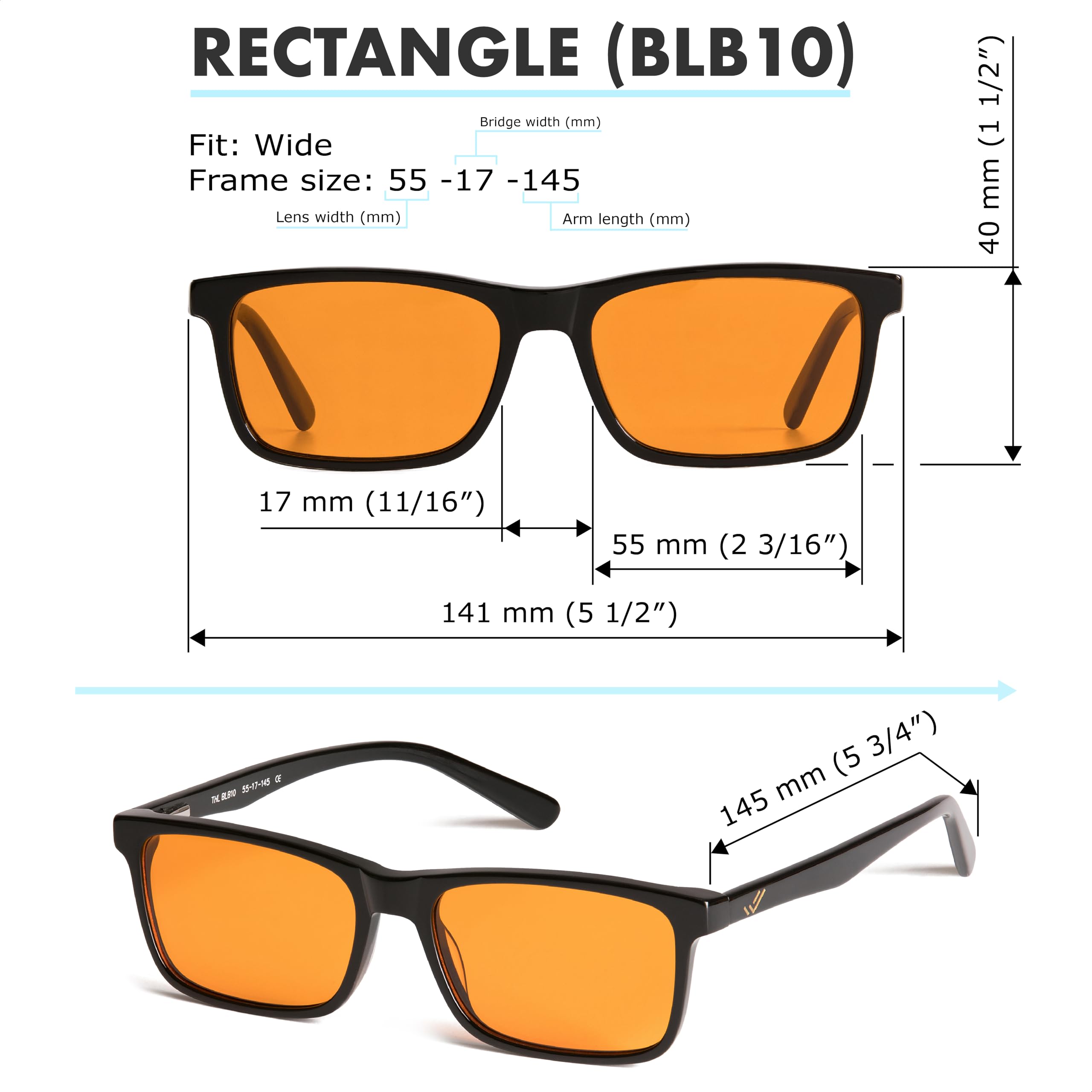 Blue Light Blocking Reading Glasses +1.0 to +2.5 Strength | Orange Tinted Migraine Relief Glasses for Women & Men | Reduce Eye Strain & Improve Sleep for Office Work & Night Reading