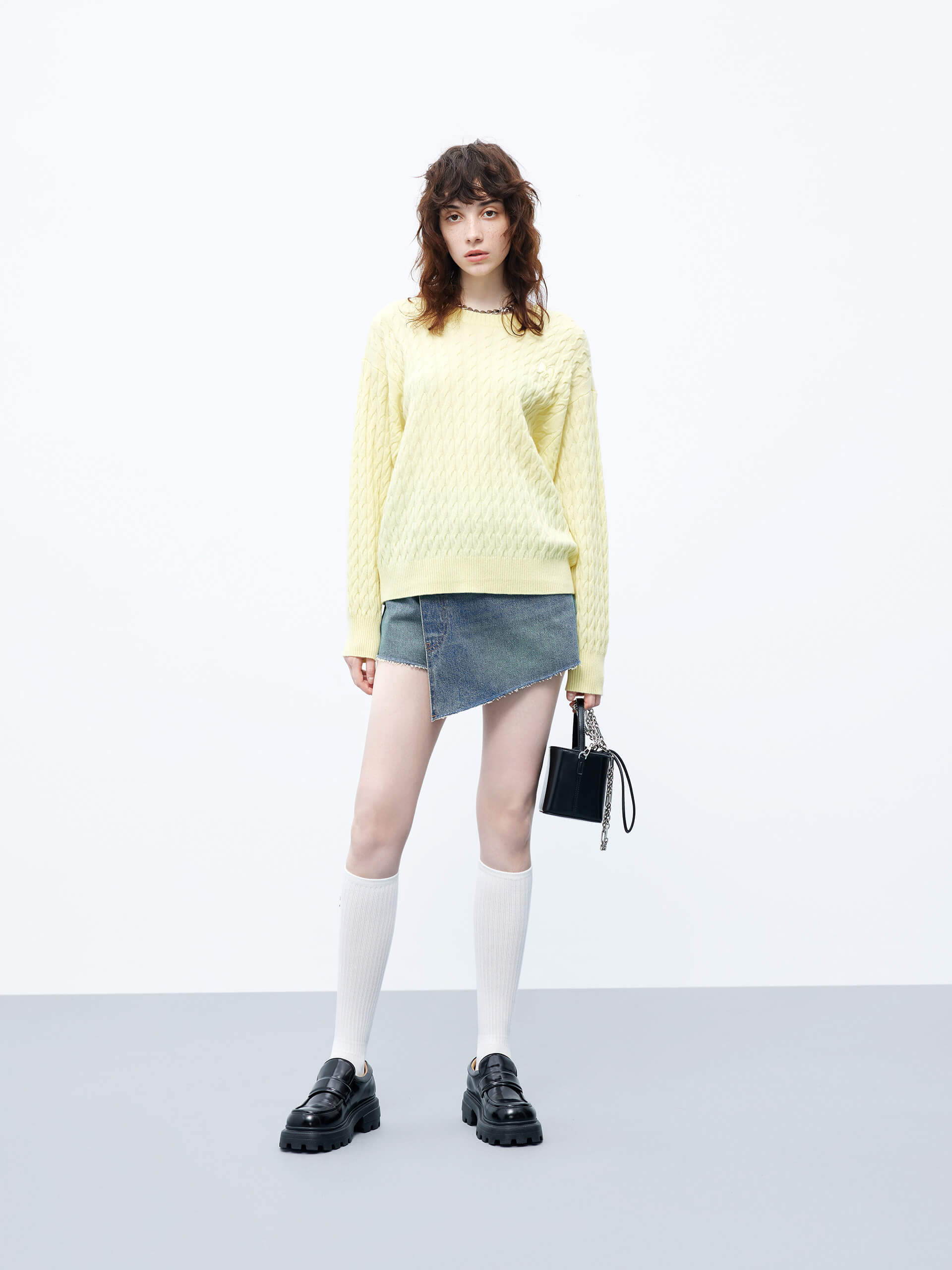 Cozy Cable Knit Sweater for Women - Soft Winter Pullover with Textured Design - Perfect for Casual Outfits, Office Wear & Holiday Gatherings