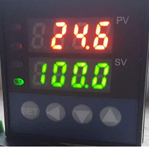 PID Temperature Controller with 4-20mA Analog Output - Dual Digital Display °C/°F for Kiln, Oven, HVAC & Industrial Process Control - Precise Valve, Actuator & Motor Regulation