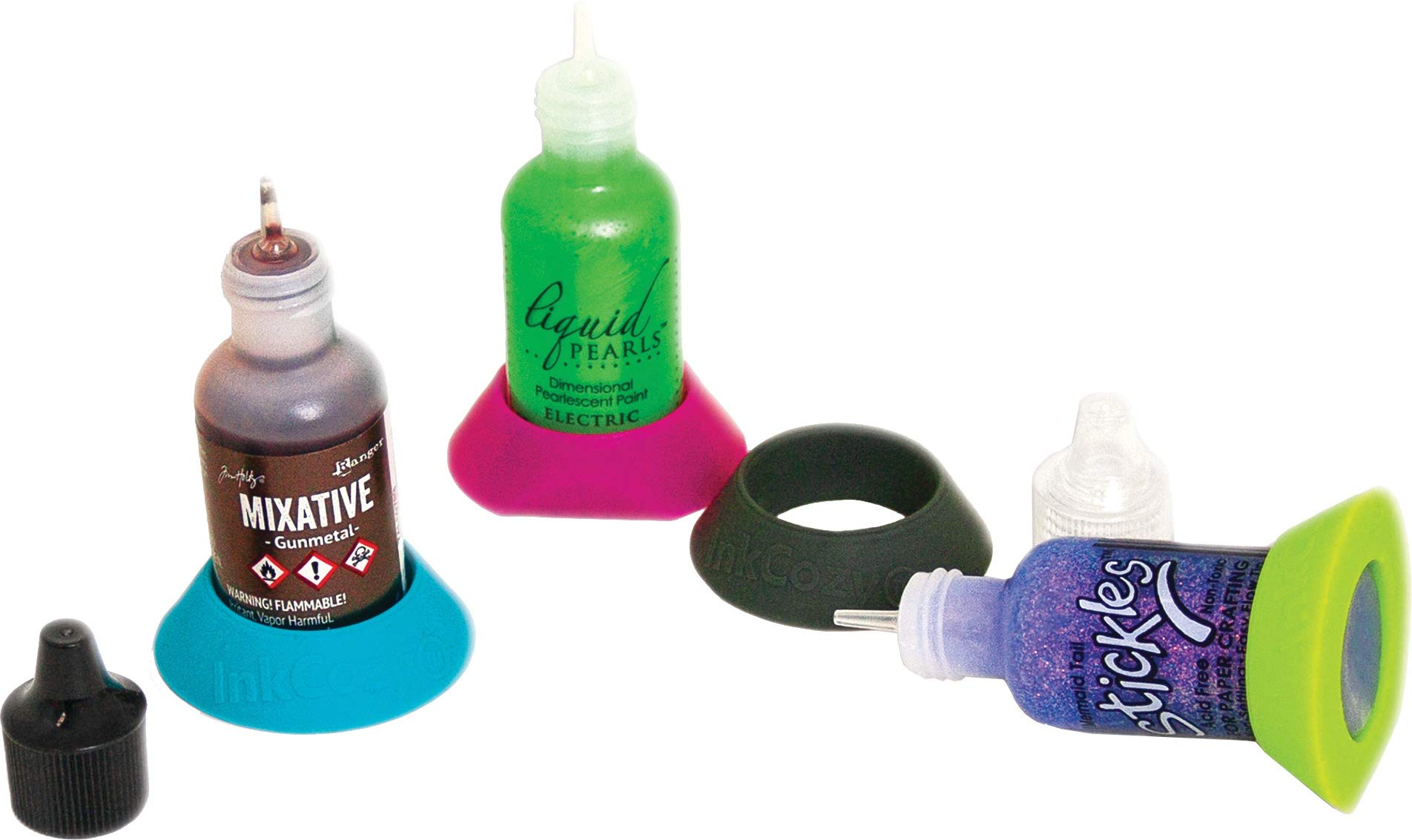 Ranger Ink Cozy POP Refill Pack of 10 - Vibrant Lime Green for Card Making, Scrapbooking & DIY Craft Projects