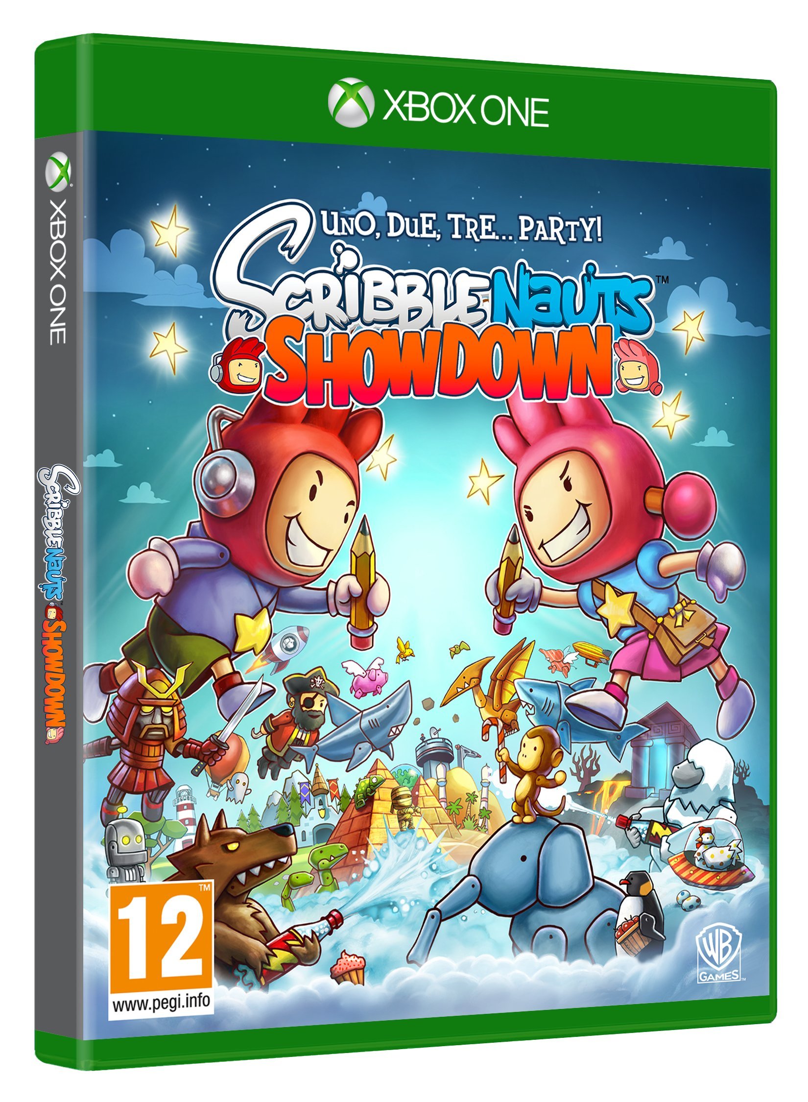 Scribblenauts Showdown - Fun Family Party Game for Xbox One - Creative Word Puzzle Adventure for Kids & Adults - Perfect for Game Nights & Gatherings