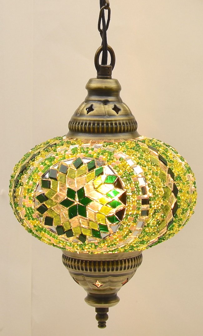 Exquisite Turkish Moroccan Mosaic Glass Chandelier - 5 Unique Tiffany Lamp Designs for Ceiling Hanging - Large Handcrafted Stained Glass Lighting Fixture - Perfect for Living Room, Dining Room or Bedroom Decor