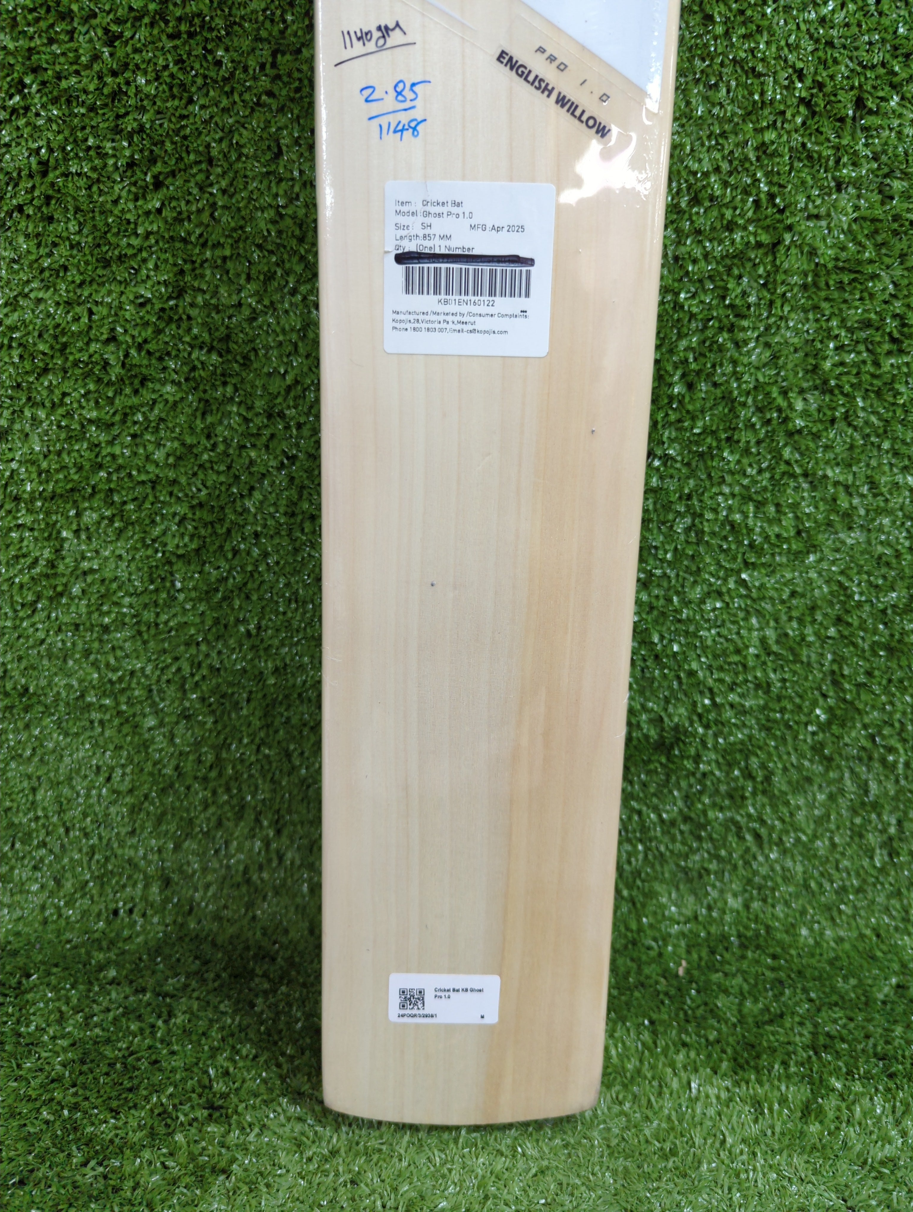 Kookaburra Ghost Pro 1.0 English Willow Cricket Bat - Premium Professional Grade for Matches & Training | Perfect for Club & Tournament Play
