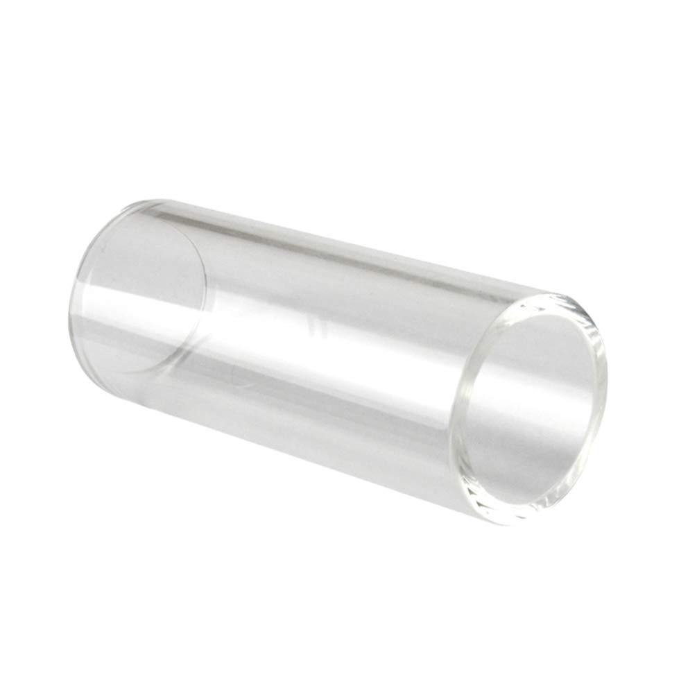 Healifty Brass & Glass Guitar Slide - Standard Lap Slide, Bottleneck & Hawaiian Style - Premium Metal Guitar Accessories for Blues, Rock & Country Music - Perfect for Live Performances & Studio Recording