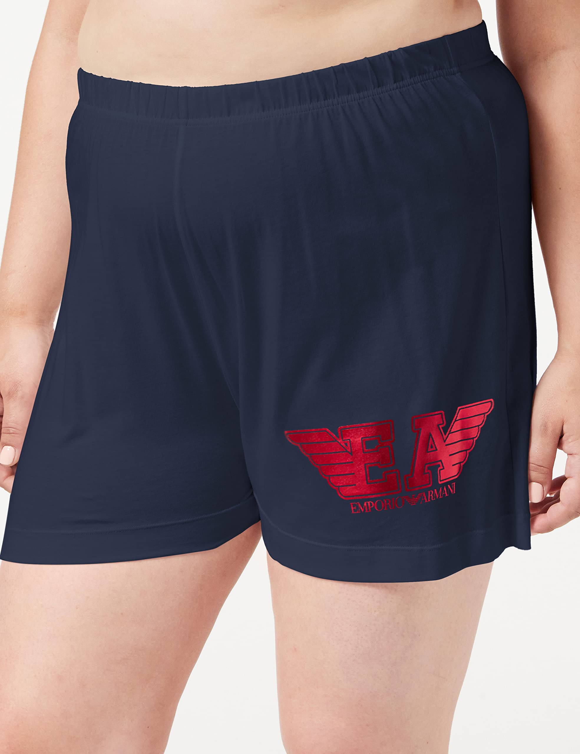 Emporio Armani Women's Logo Mania Pajama Set - Soft Cotton Sleepwear for Women - Perfect for Lounge, Sleep & Travel