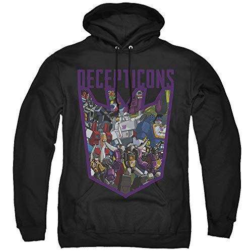 Transformers Decepticon Collage Black Hoodie for Men & Women - Stylish Unisex Pullover for Casual Wear, Cosplay & Fan Gifts