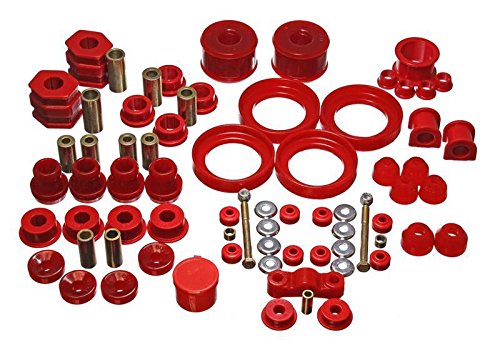 Energy Suspension 8.18105R HYPER-FLEX Complete Master Bushing Kit - High Performance Polyurethane Bushings for Enhanced Vehicle Handling & Ride Comfort - Perfect for Off-Road, Racing & Daily Driving Applications