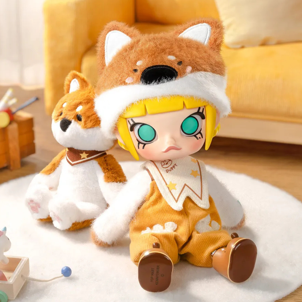 POP MART Molly Hugging 1/8 Scale Collectible Action Figure - Cute Anime Doll for Display & Gift Giving - Perfect for Home Decor, Office Desk & Anime Collections