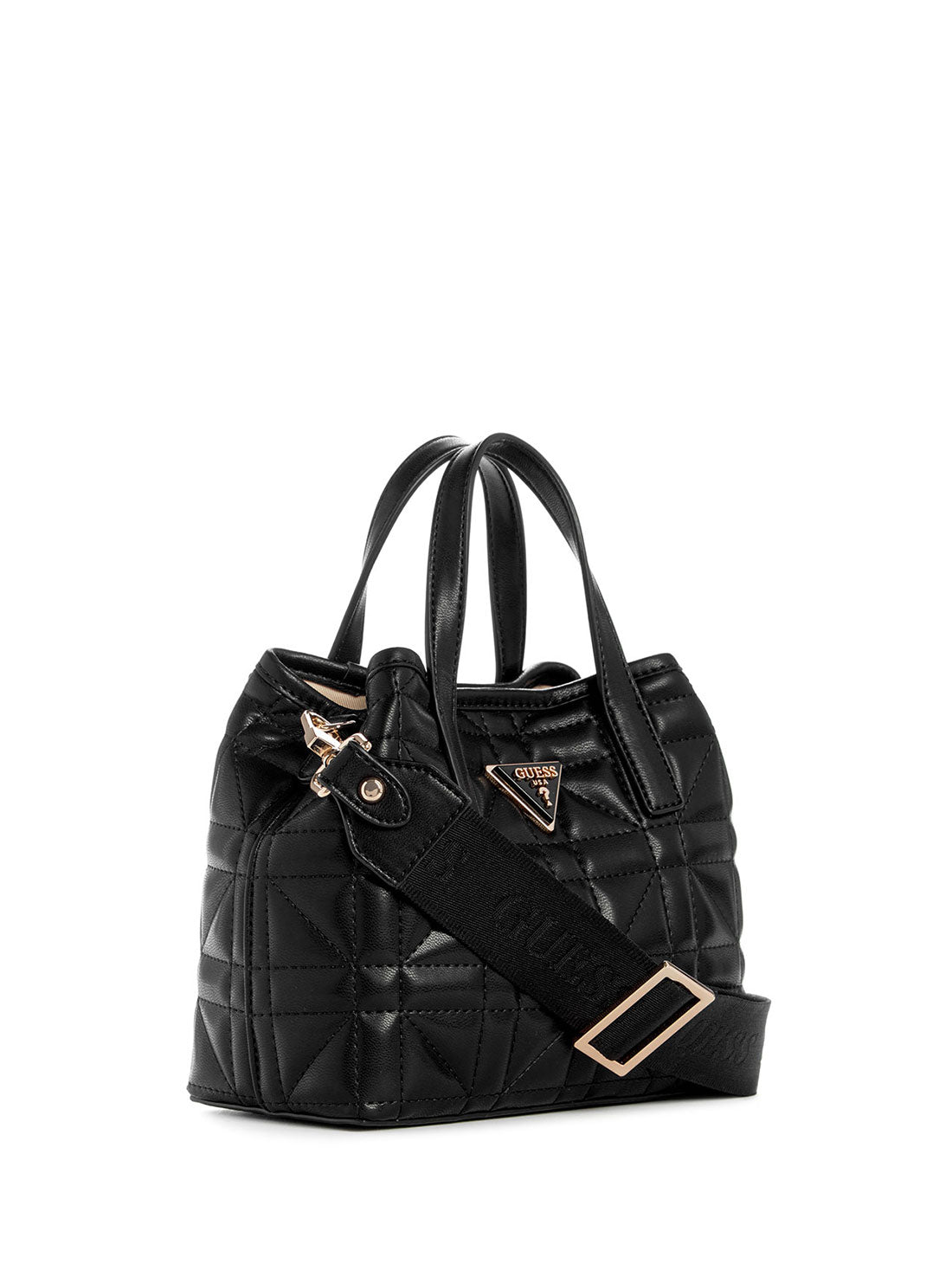 Stylish Black Logo Latona Mini Tote Bag for Women - Fashionable Crossbody Purse for Work, Travel & Daily Use