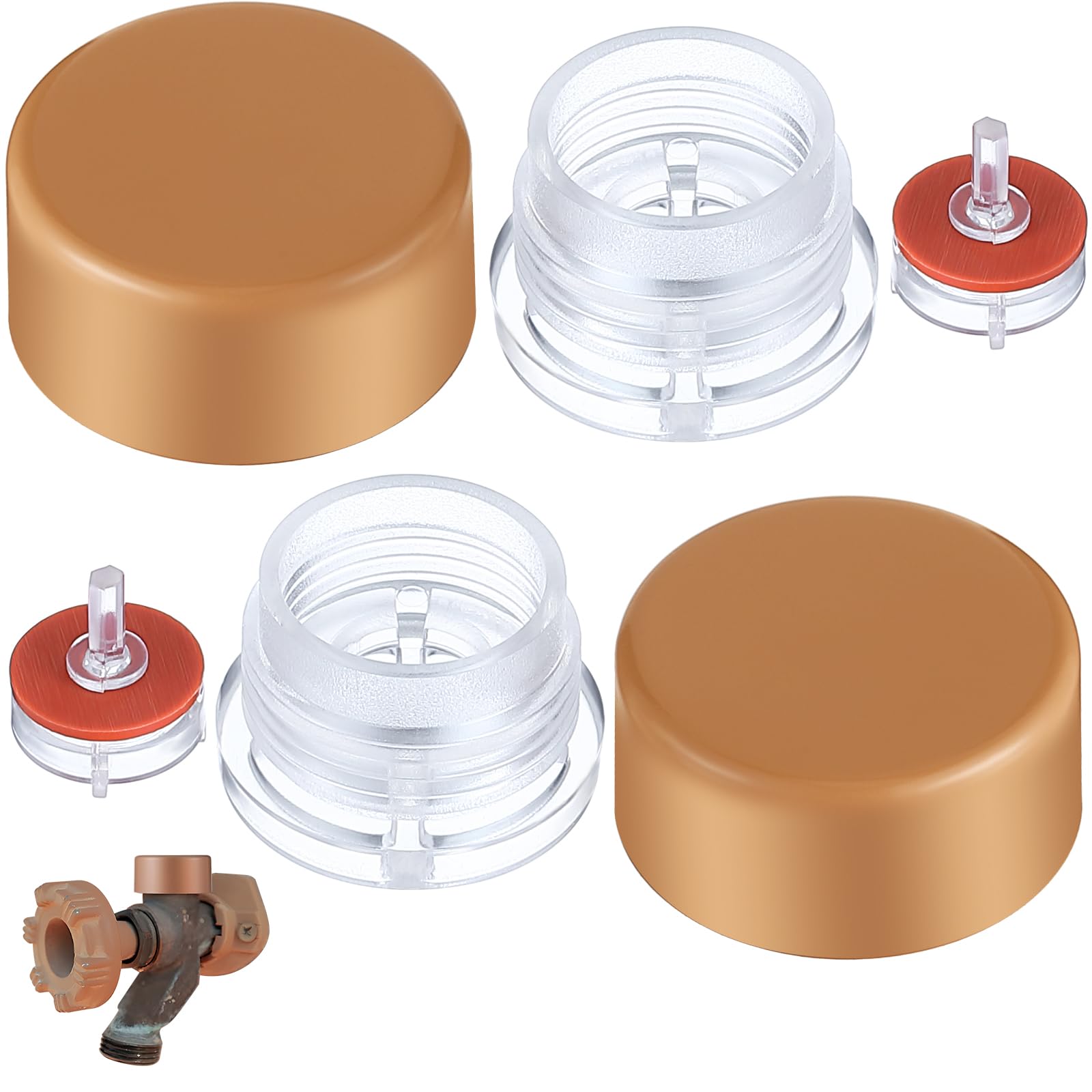 2 Pack Vacuum Breaker Float Kit - Compatible with Woodford RK-17VB Model 17 Wall Faucets | Anti-Siphon Valve Repair Replacement Parts for Outdoor Faucets, Garden Hose Bibbs & Irrigation Systems