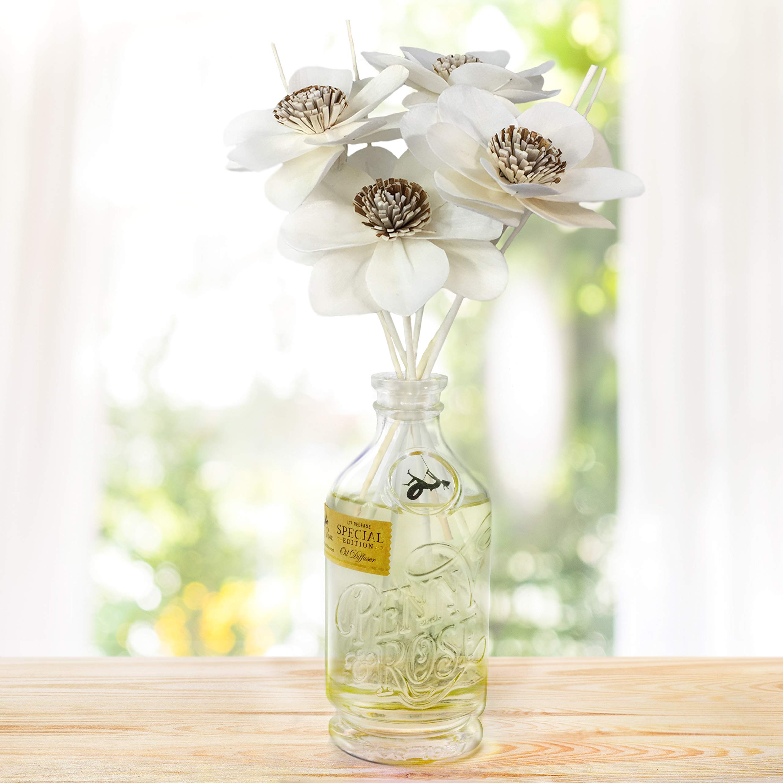 Penny & Rose Magnolia Aromatherapy Essential Oil Diffuser with Springhouse Watermelon Scent - Perfect for Home, Office, Yoga Studio & Spa Relaxation