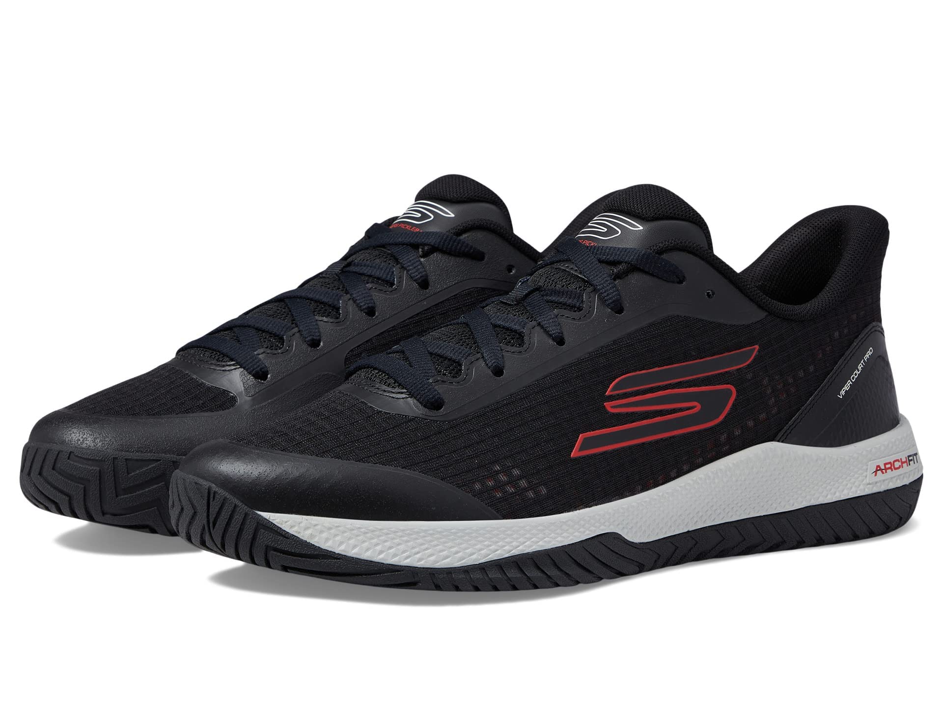 Skechers Men's Go Train Arch Fit Viper Court Pro-Pickleball Sneakers - Lightweight Support & Cushioning for Pickleball, Tennis & Court Sports