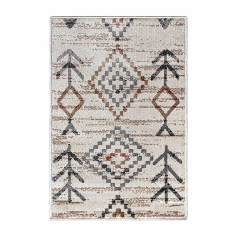 Southwestern Geometric Tribal Indoor Area Rug & Runner - Handmade Boho Chic Decor for Living Room, Bedroom, or Entryway