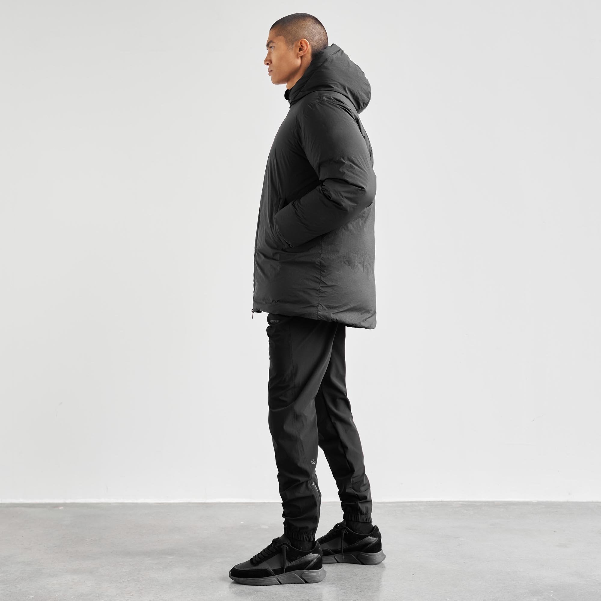 Black Puffer Parka Jacket for Women & Men - Lightweight Winter Coat for Cold Weather, Outdoor Activities & Daily Wear