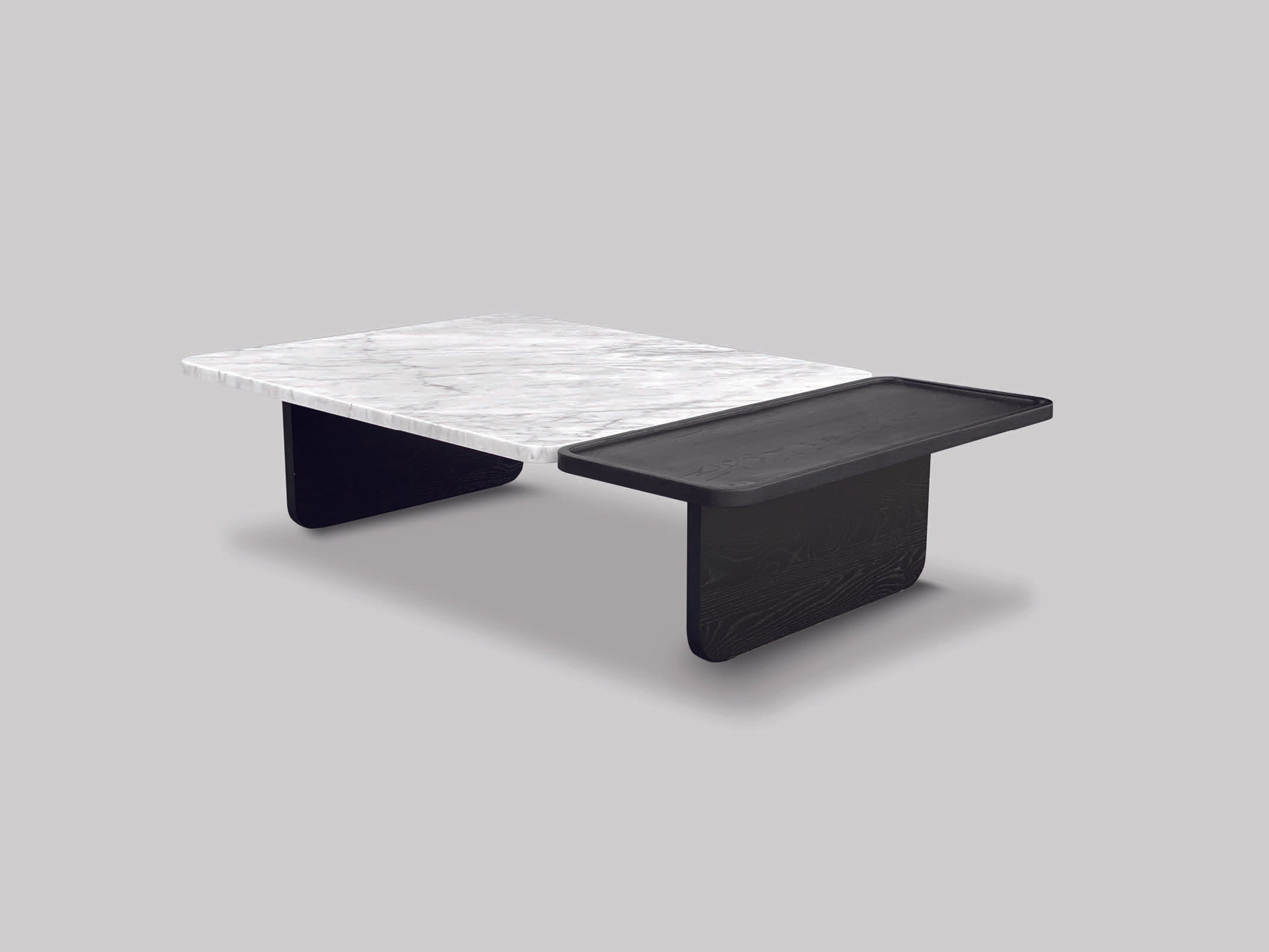 Modern Duo Coffee Table Set - 2-Piece Nesting Tables for Living Room, Sofa & Bedroom - Stylish & Space-Saving Furniture for Small Spaces