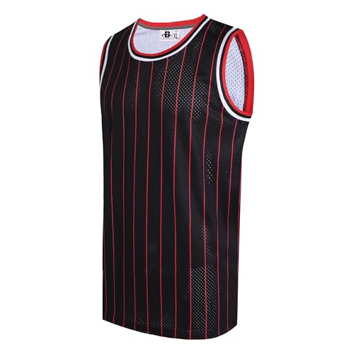 Red Pinstripe-black Jersey