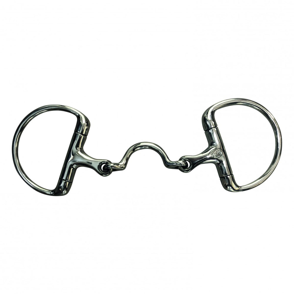 Jump'in Blocked High Eggbutt Bit - Durable Horse Bit for Western Riding, Training & Show - Comfortable Mouthpiece for Better Control