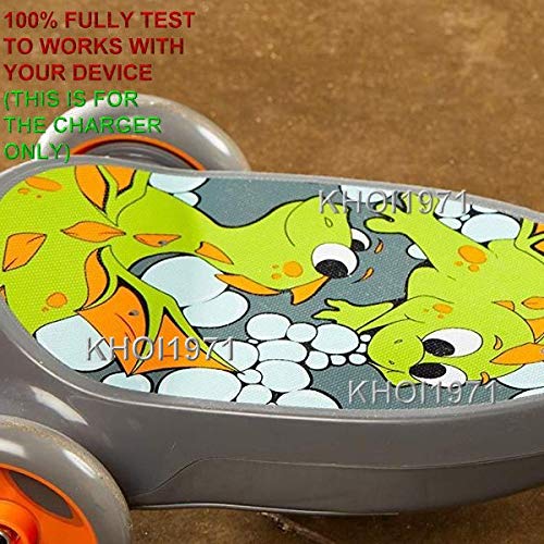 6V AC Wall Charger Power Adapter for Huffy 18007P 2-in-1 Bubble Scooter & Dragons Ride-On Toy - Replacement Battery Charger (Not OEM) - Perfect for Kids' Electric Scooters and Ride-On Vehicles