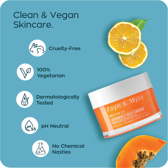 ZM Zayn & Myza Vitamin C Brightening Day Cream 50ml - Hydrating & Glowing Skin Care for Daily Use, Morning Routine
