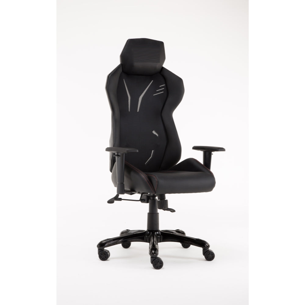PRO X SERIES 096 Ergonomic Gaming Chair with Lumbar Support - Black - Perfect for PC, Console Gaming & Home Office