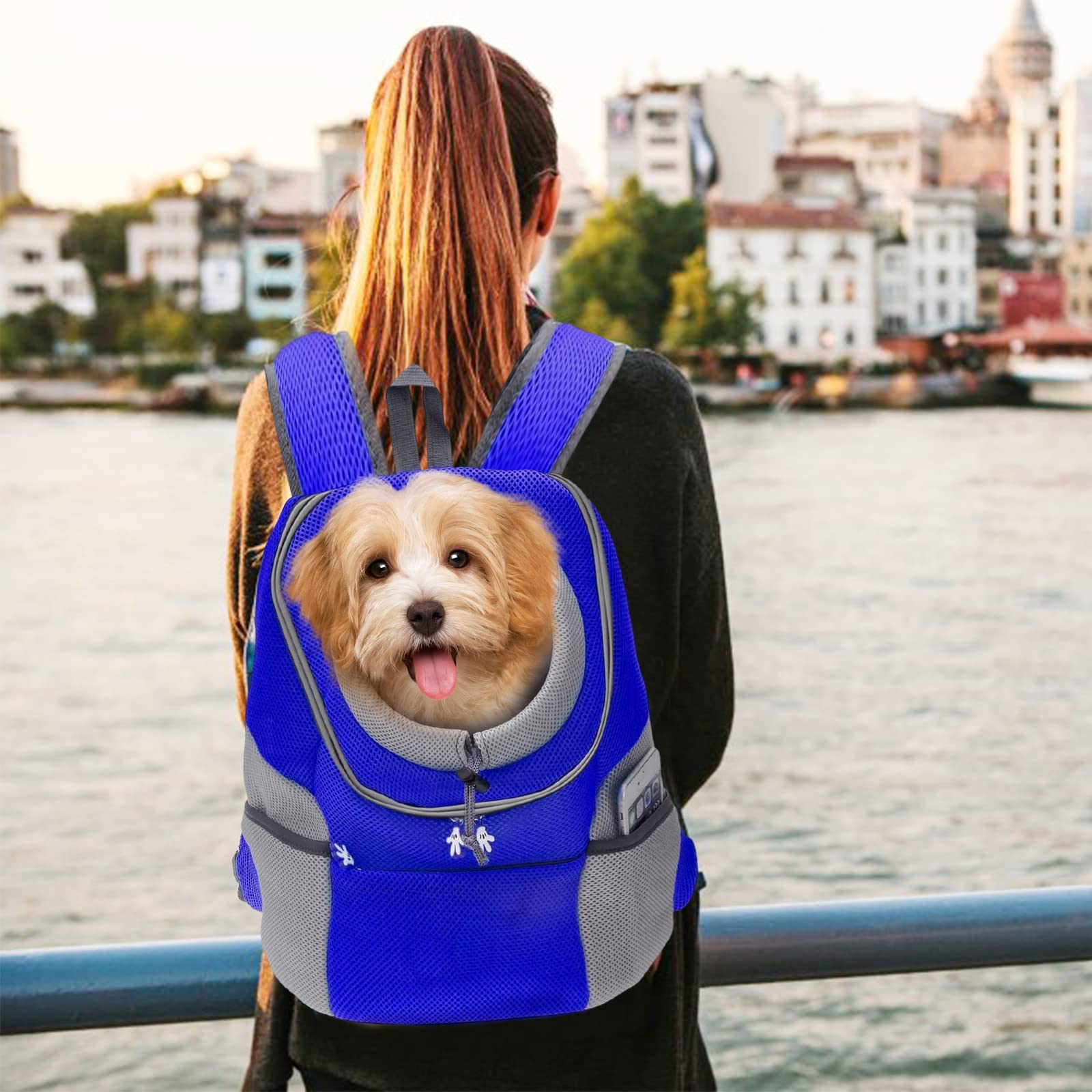 Best Dog & Cat Backpack Carrier for Travel - Lightweight Pet Carrier for Small Dogs & Cats - Perfect for Hiking, Camping & Airplane Trips