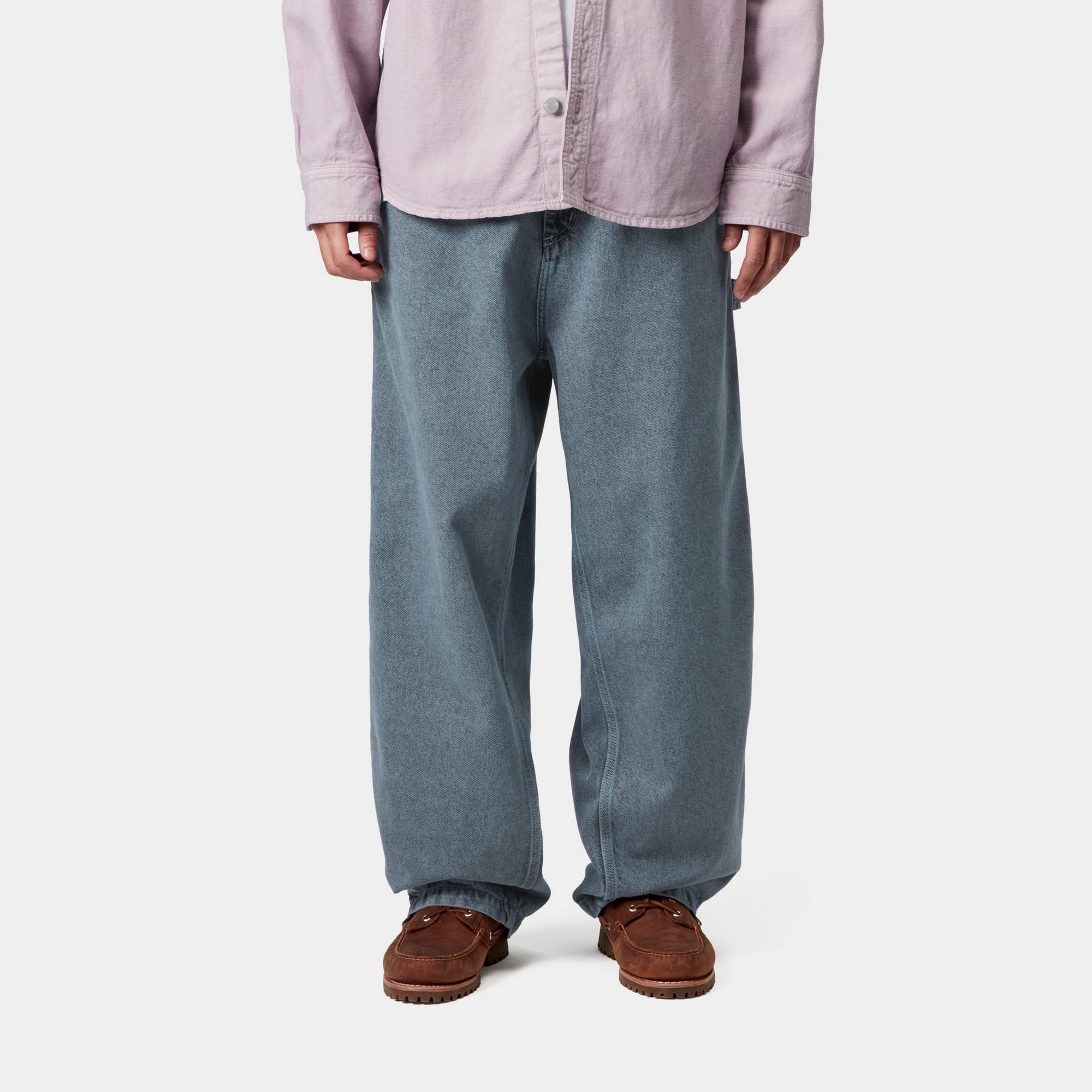 OG Single Knee Pant Smithtown Denim - Black & Blue Fog Garment-Dyed Workwear Jeans for Men | Durable Construction for Work, Outdoor Activities & Casual Wear